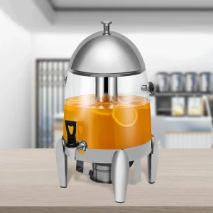Hot Beverage Dispenser with Heating Plate for Coffee and Juice
