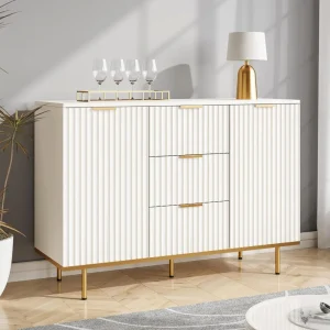 Fluted Sideboard Cabinet, Buffets & Sideboards