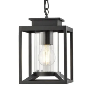 Black Hanging Porch Light Modern Exterior Hanging Lantern