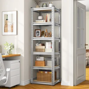 2400LBS Heavy Duty 5-Tier Garage Storage Shelves, Adjustable Metal Shelving Racks for Workshop & Garage, Customized