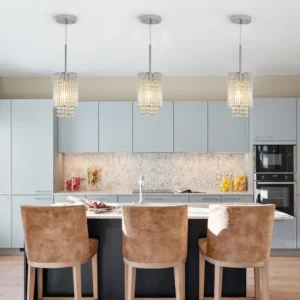 3-Pack Modern Crystal Pendant Lights