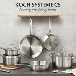 10 Piece Stainless Steel Pots and Pans Set,  Oven Safe to 450°F