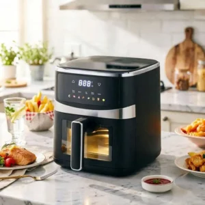 5.28QT Digital Air Fryer With Viewable Window